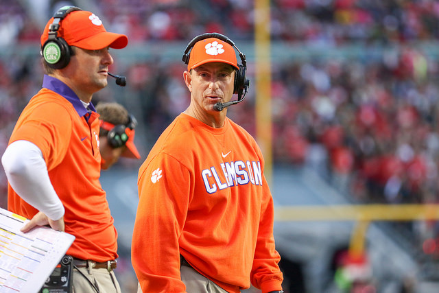 Clemson Tigers Head Coach Dabo Swinney