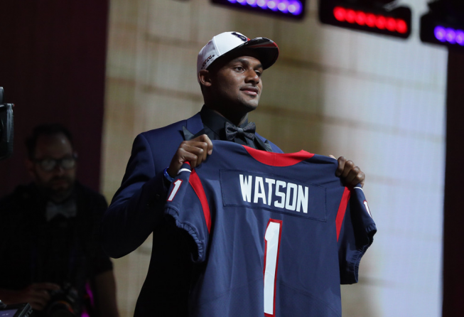 DeShaun Watson at the draft