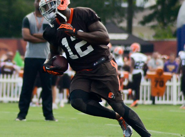 Gordon at Browns camp in 2014