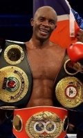 Julius Indongo with his title belts