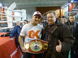 Sergey Kovalev with belt
