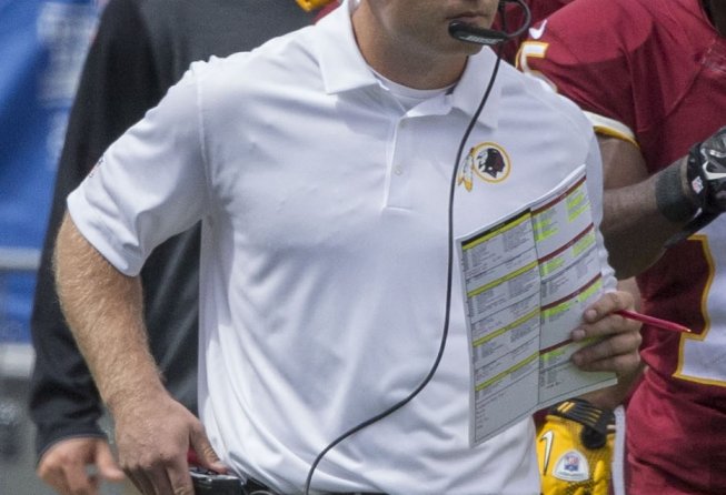 Sean McVay with Washington