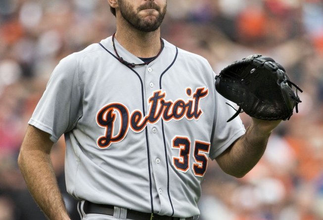 Justin Verlander with the Tigers