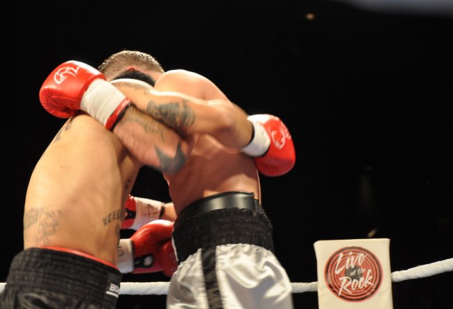 boxers in the clinch