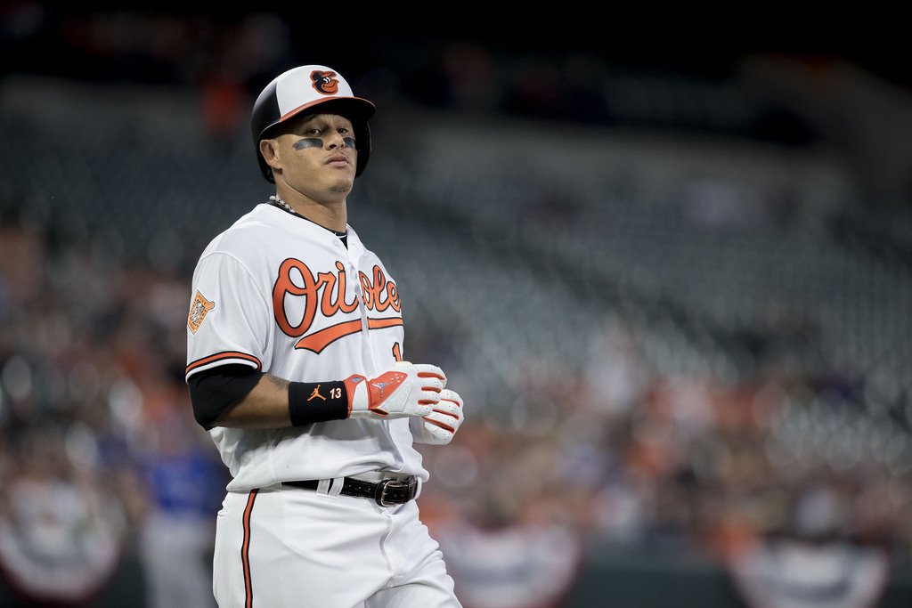 Manny Machado running the bases