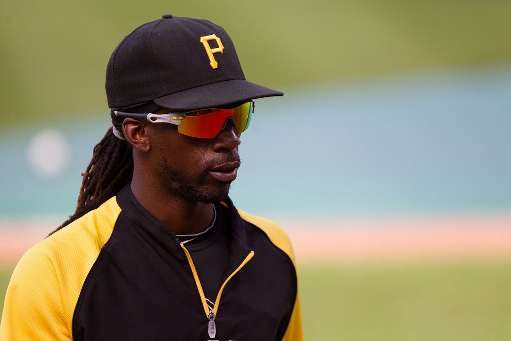 Andrew McCutchen with the Pirates