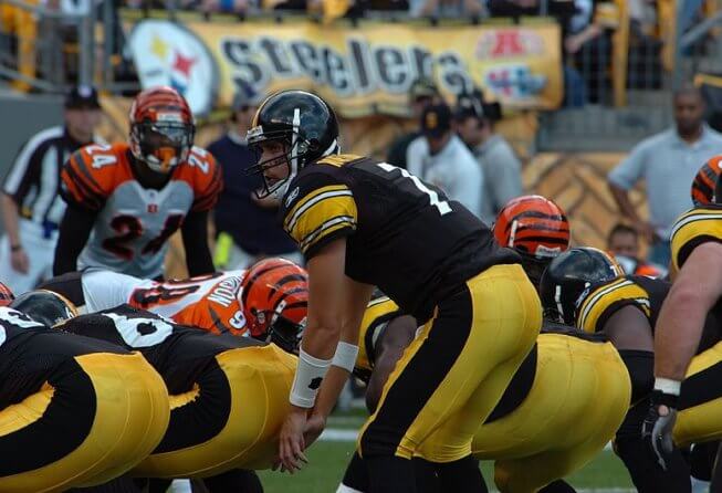 Ben Roethlisberger Ready for the snap