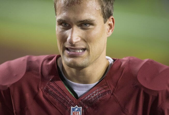 Kirk Cousins grimacing