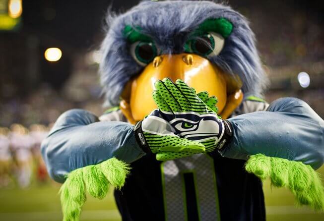 Blitz, the Seahawks mascot