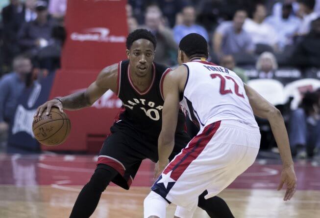 Raptors' guard DeMar DeRozan
