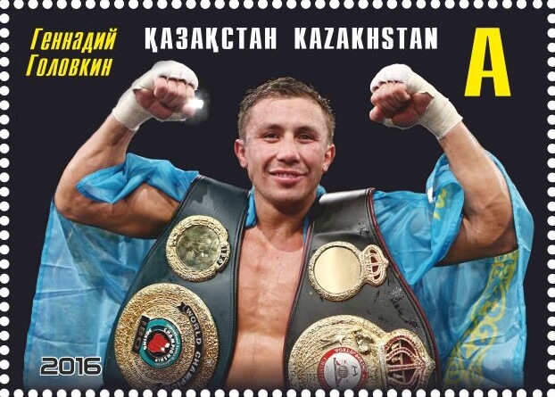 Golovkin and his belts.