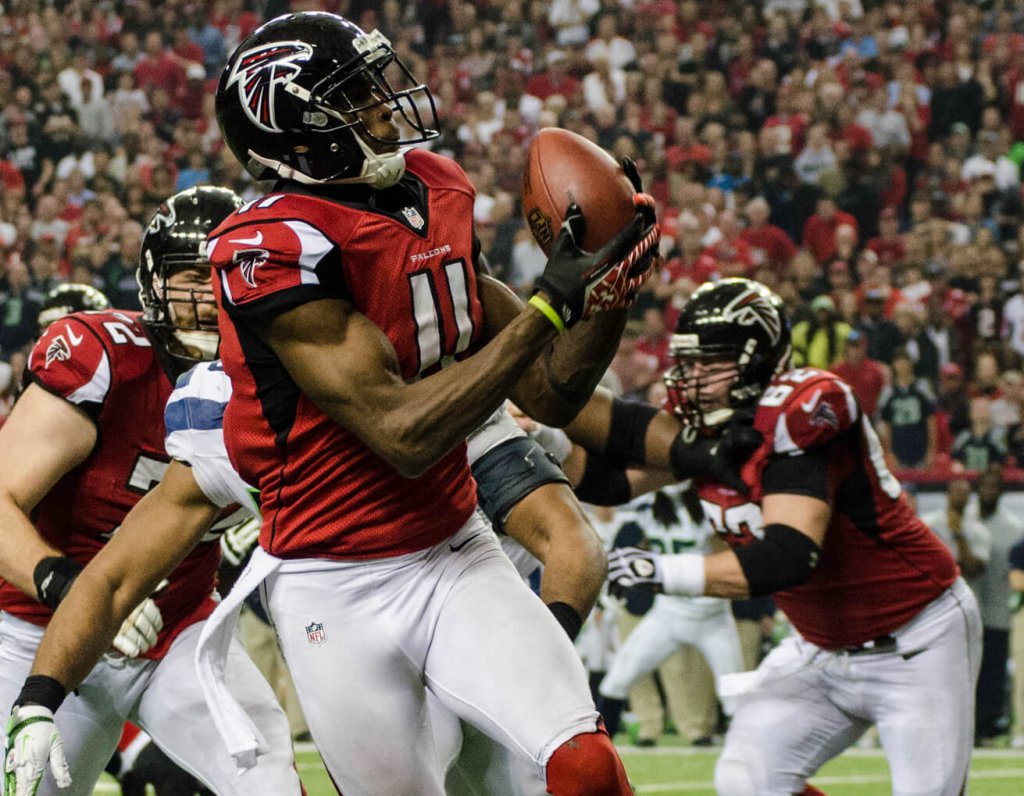 Julio Jones making a catch