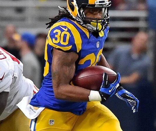 LA Rams running back Todd Gurley