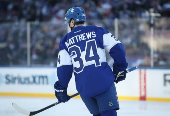Auston Matthews of the Toronto Maple Leafs