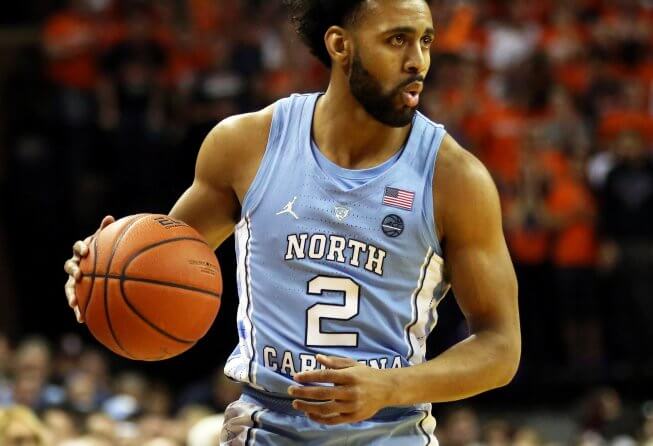 UNC PG Joel Berry dribbling