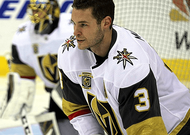 Vegas Knights defenseman Braydon McNabb