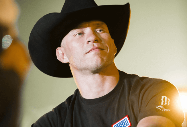 Donald Cerrone in his trademark cowboy hat.