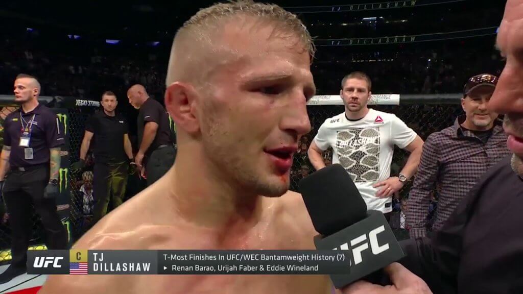 TJ Dillashaw - the current bantamweight champion!
