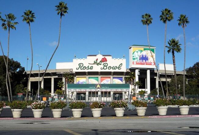 The Rose Bowl in Pasadena