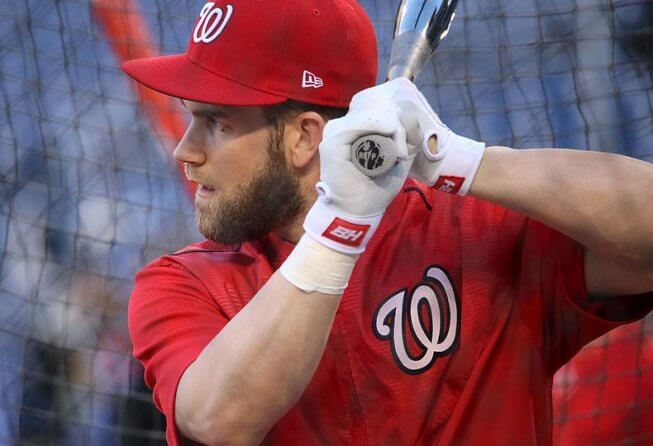Outfielder Bryce Harper is a free agent