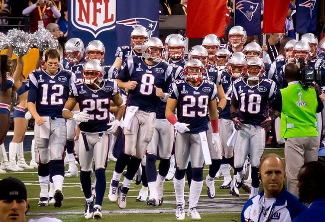 This is the third straight Super Bowl for the New England Patriots