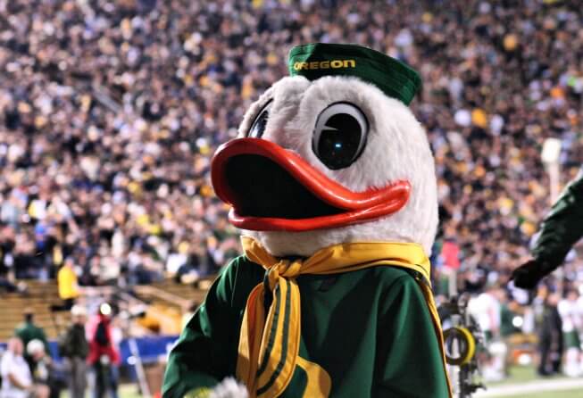 Oregon Ducks mascot