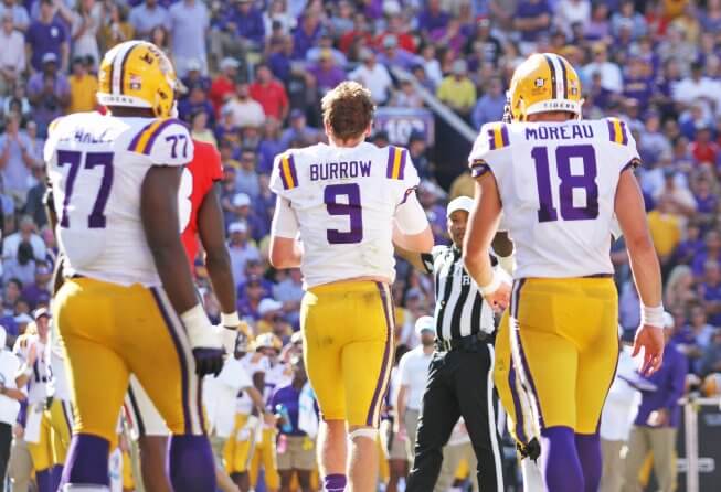 Joe Burrow and the LSU Tigers had a bye in Week 5, leading to his 2019 Heisman odds dropping slightly.
