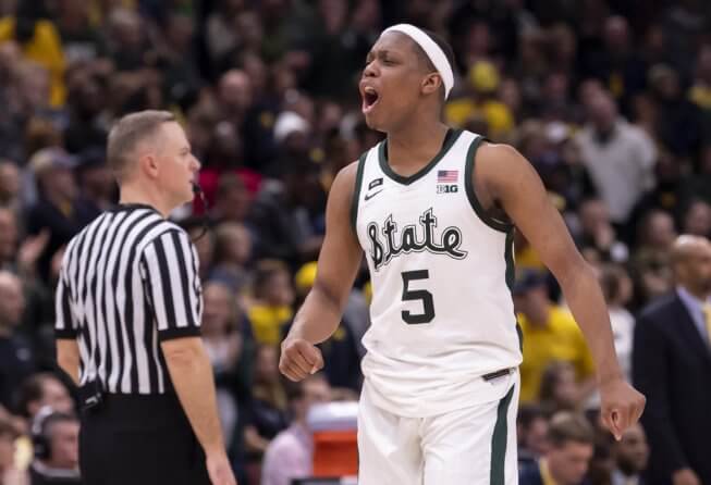 Michigan State Spartans guard Cassius Winston
