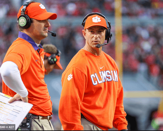 Clemson Tigers Head Coach Dabo Swinney