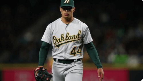 Rookie lefthander Jesus Luzardo