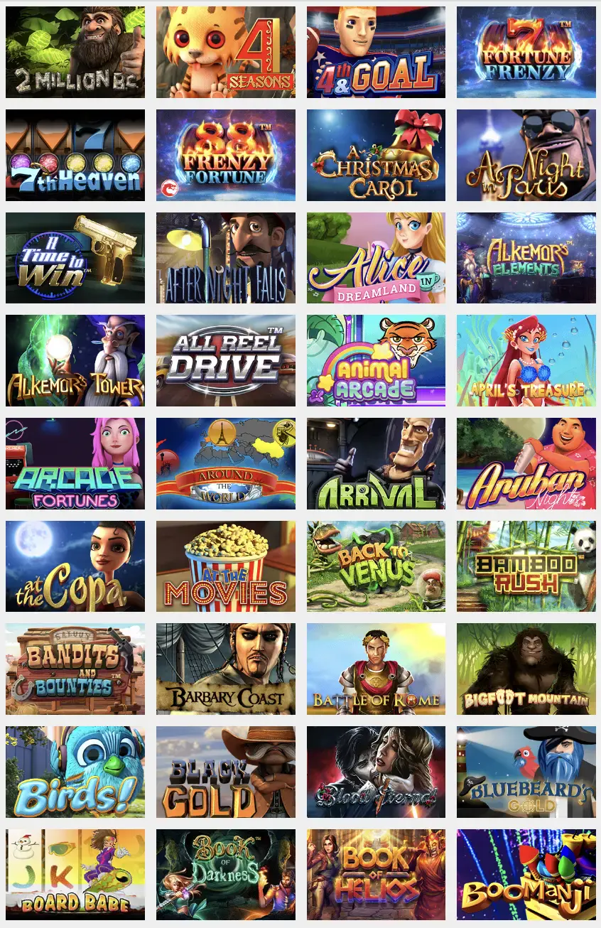 Διεπαφή Παιχνιδιών Slots στο GT Bet