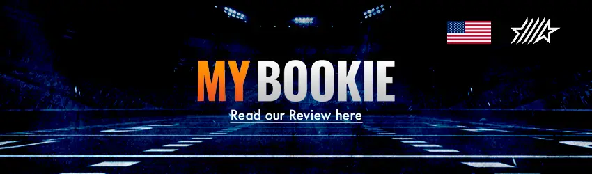 An image of the MyBookie logo in a intense blue banner