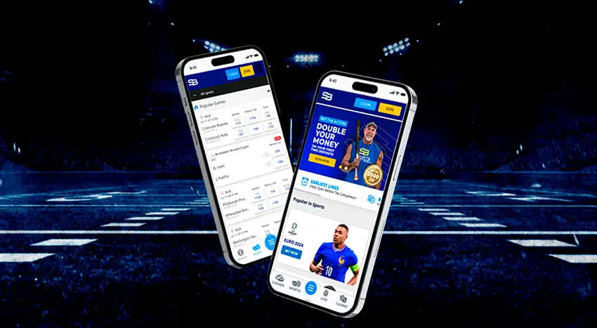An image of the SportsBetting.Ag betting App interface