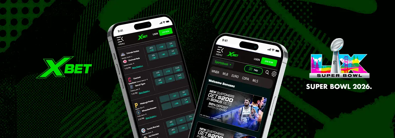 Xbet mobile betting interface for SuperBowl online betting 2026