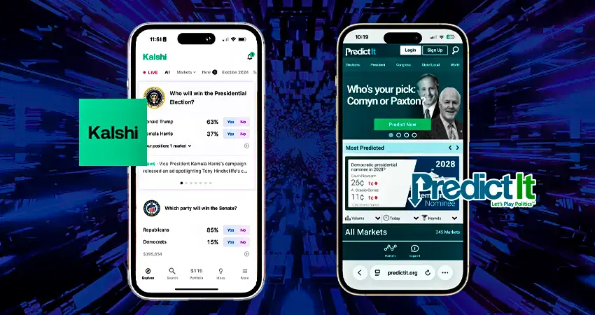 kalshi vs predictit mobile app comparison image