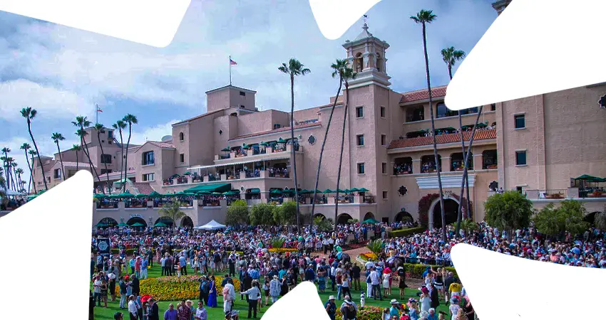 Del Mar horse race in United States