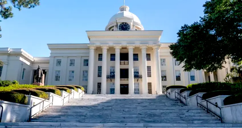 Alabama State Capitol building in Montgomery