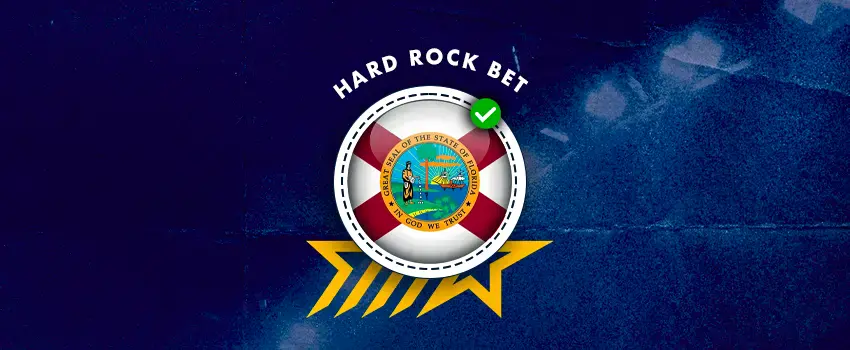 Hard Rock Betting guide banner featuring Florida state flag 