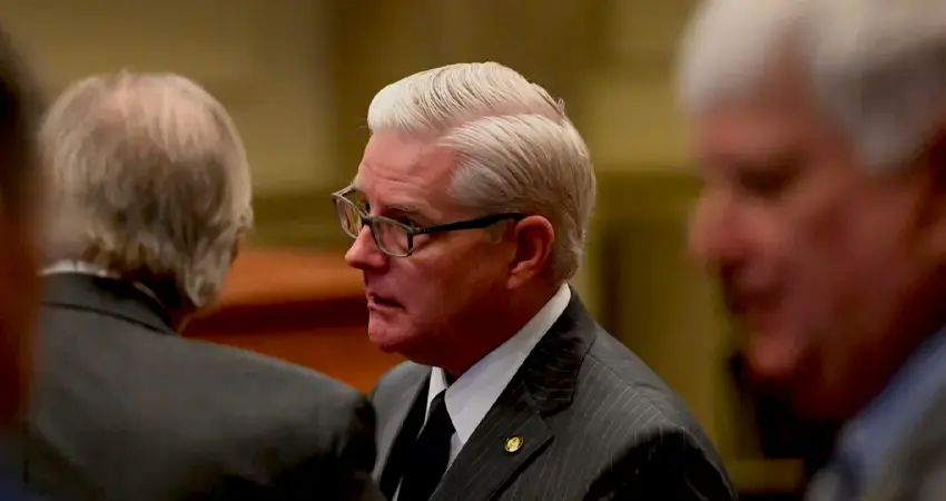 Alabama legislative session discussing gambling bill proposals