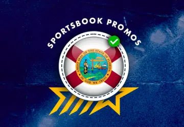 Sportsbook promos banner with Florida state flag icon