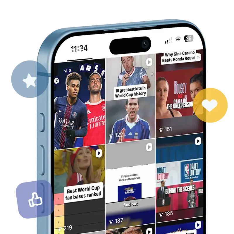 Phone social feed