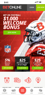 BetOnline Homepage