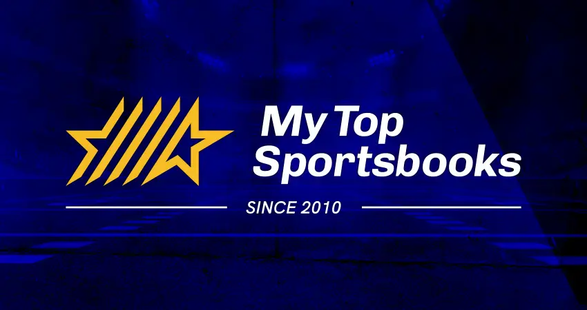 My Top Sportsbooks logo with star design and tagline 'Since 2010' on blue background