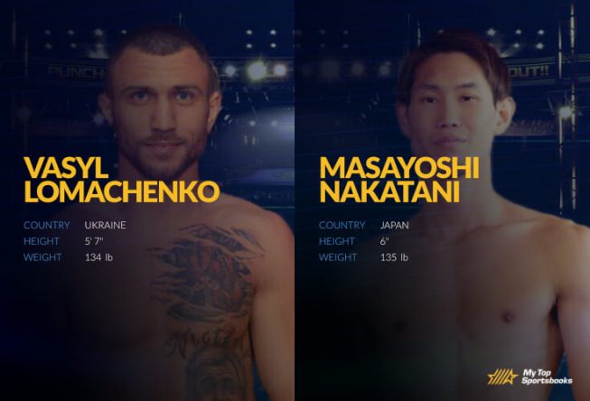 Vasyl Lomachenko vs. Masayoshi Nakatani Betting Odds & Picks Vasyl Lomachenko vs. Masayoshi Nakatani betting odds