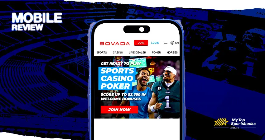bovada mobile betting interface