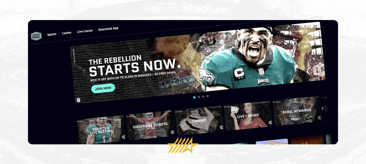 lucky rebel interface gif