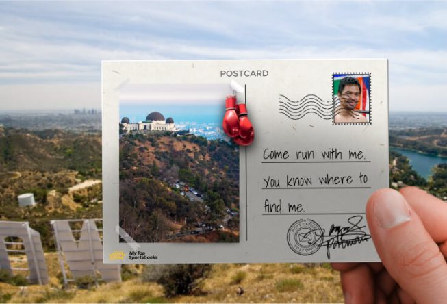 Where is Manny Pacquiao? I bet he's running at Griffith Park Where is Manny Pacquiao?